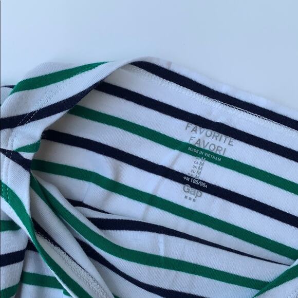 GAP Tee striped + EXPRESS pants mint green bundle - Picture 4 of 8